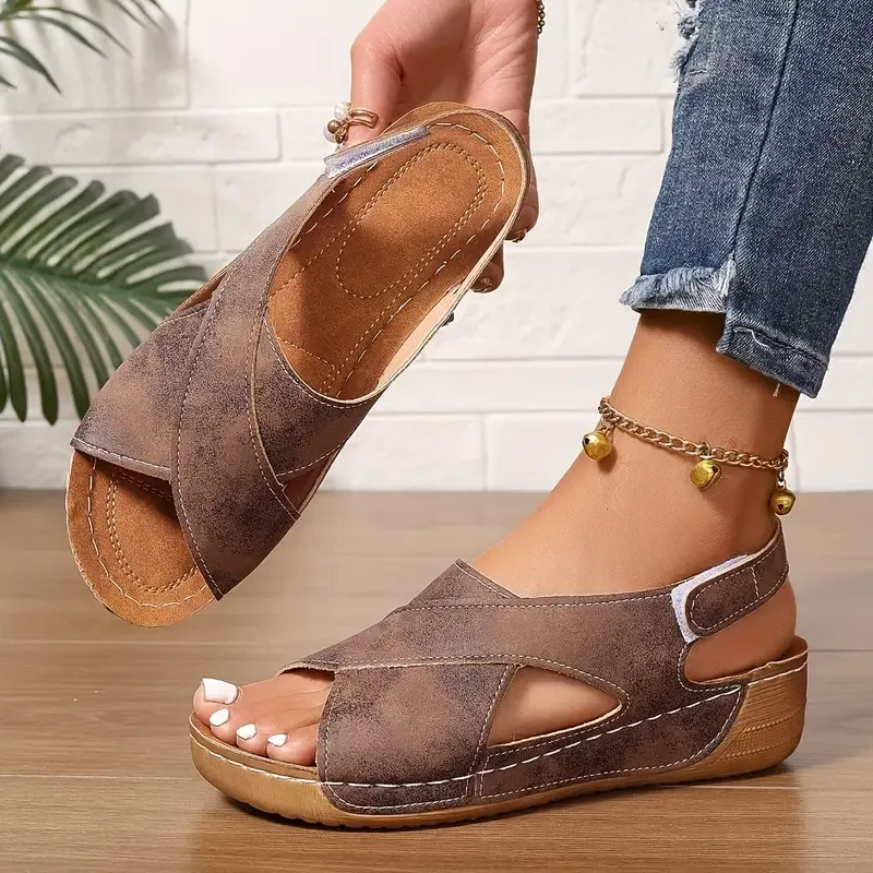 ElleFeet | Handgjorda Ortopediska Sandaler Vintage Rosy