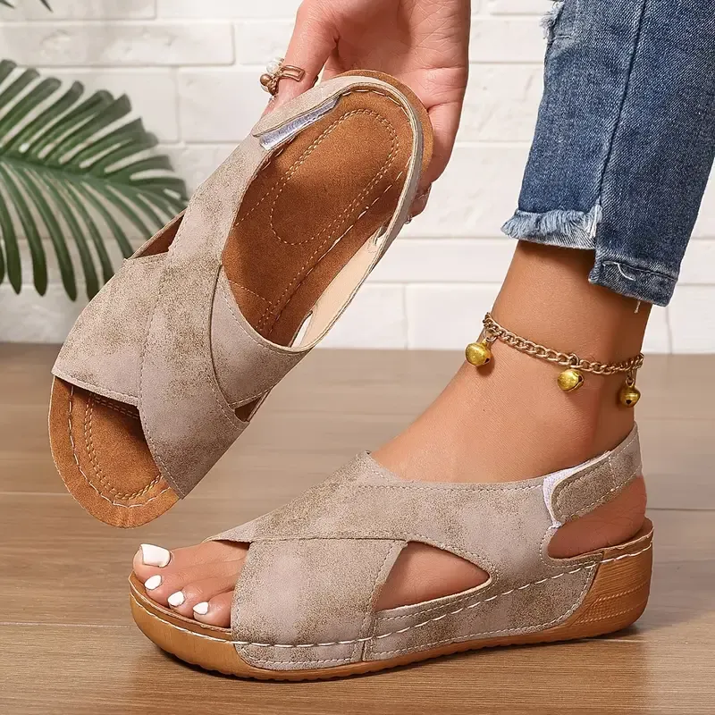 ElleFeet | Handgjorda Ortopediska Sandaler Vintage Rosy