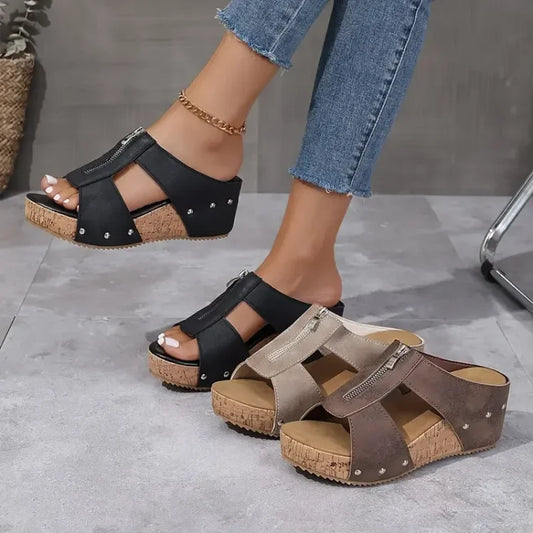 ElleFeet | Handgjorda Ortopediska Sandaler med Klack Laari