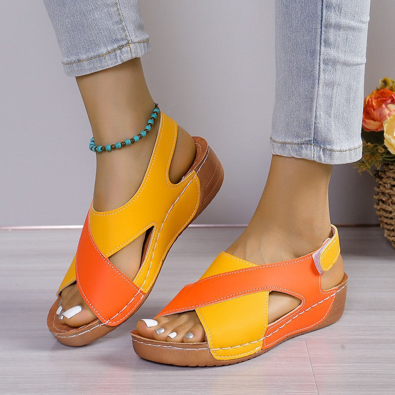 ElleFeet | Handgjorda Ortopediska Sandaler Vintage Rosy